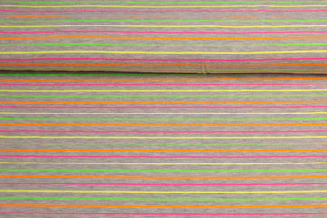 Jersey mit Streifen, neon, 0,5 m